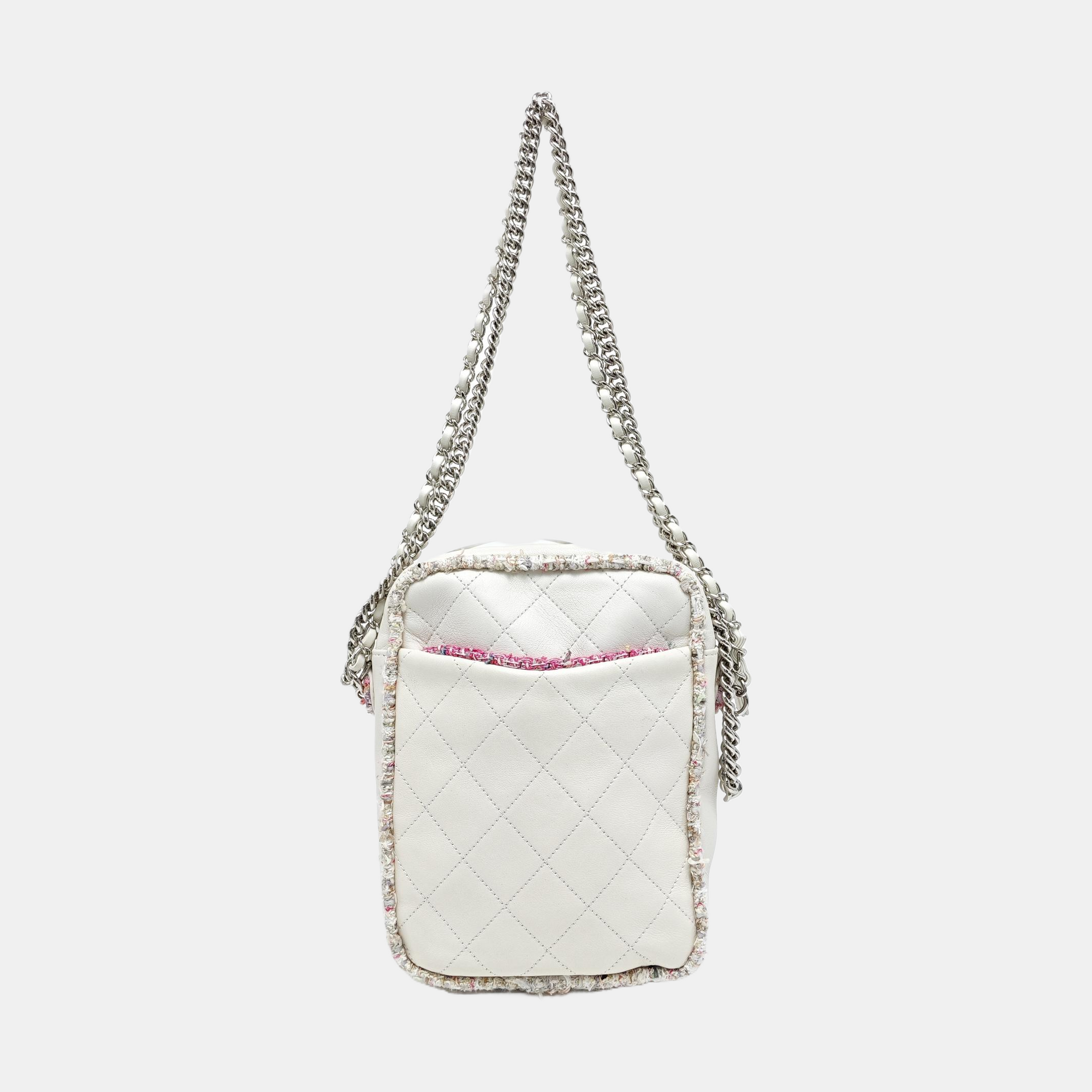 Quilted Lambskin White