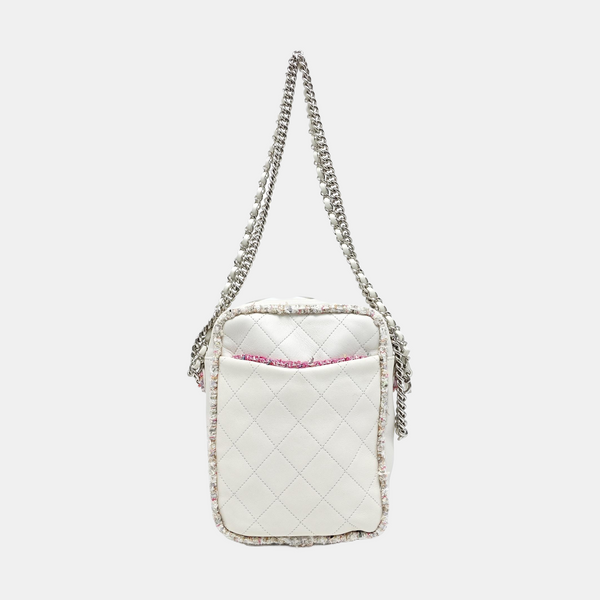 Quilted Lambskin White