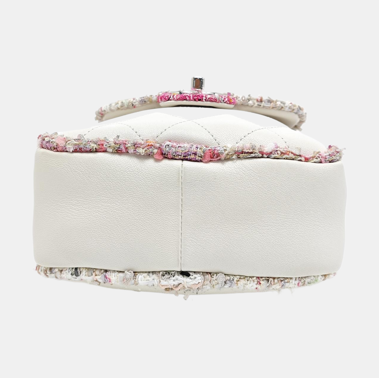 Quilted Lambskin White