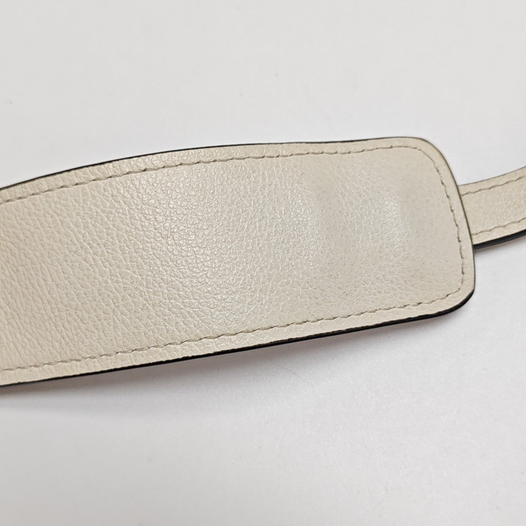 Calfskin Shoulder Bag White