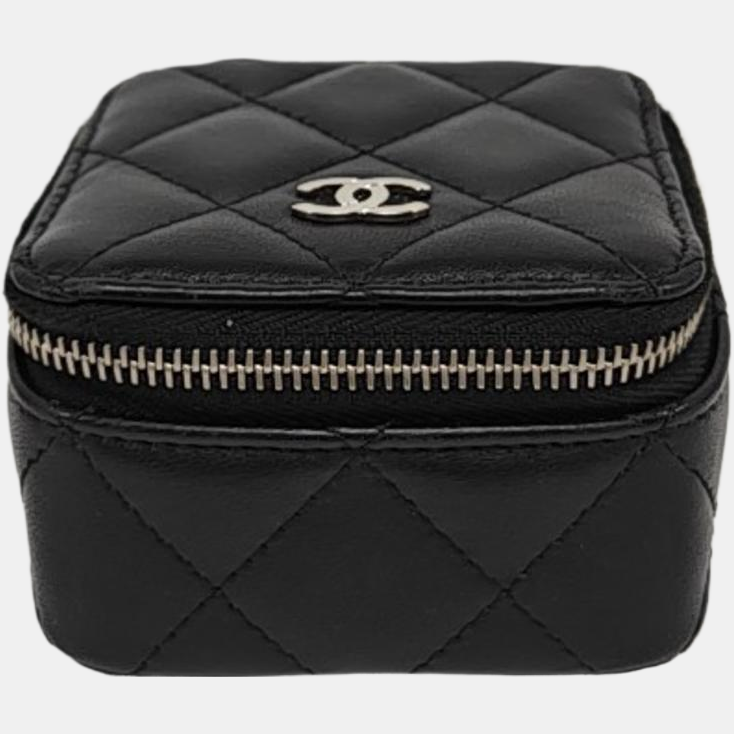 Quilted Lambskin Black