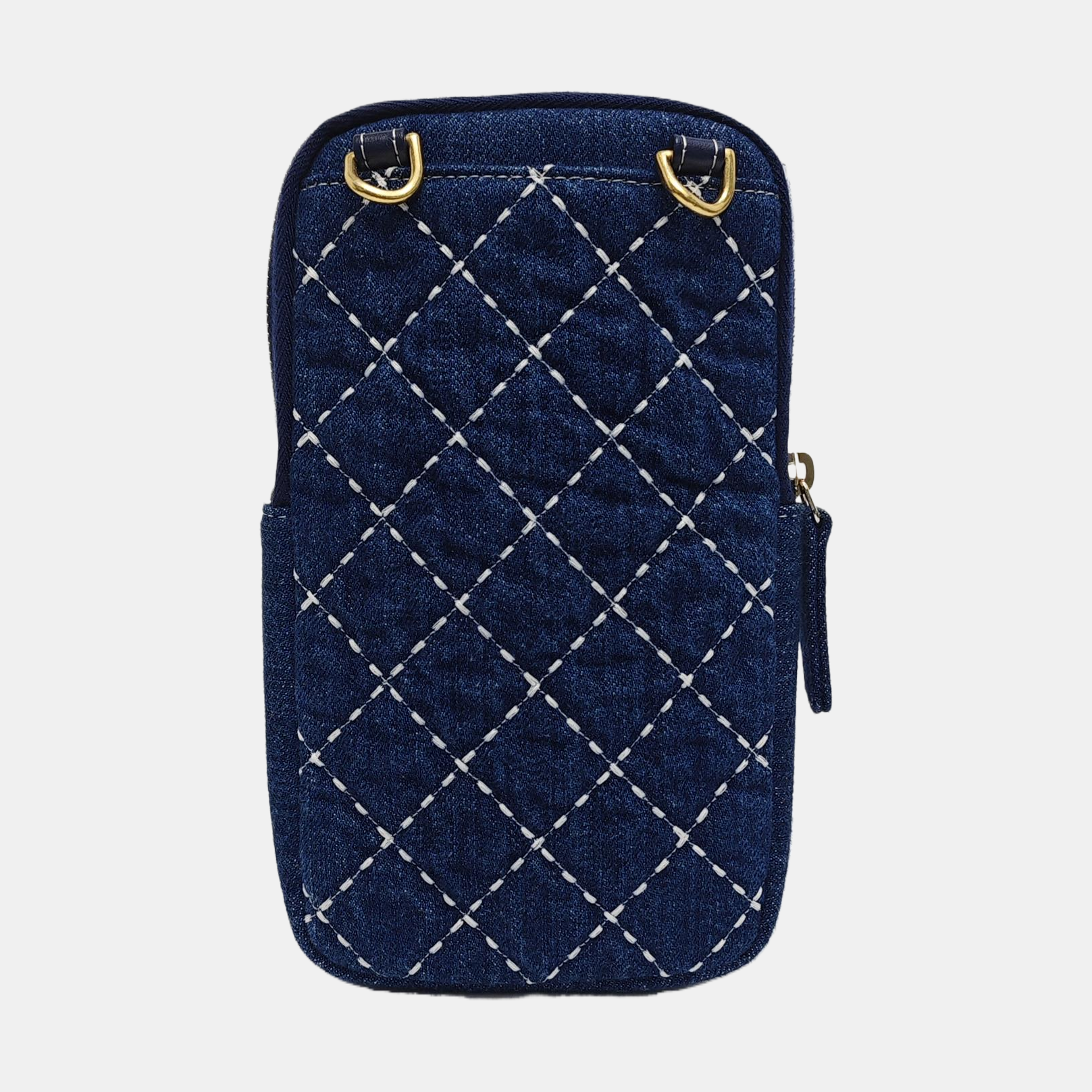 Quilted Denim Blue