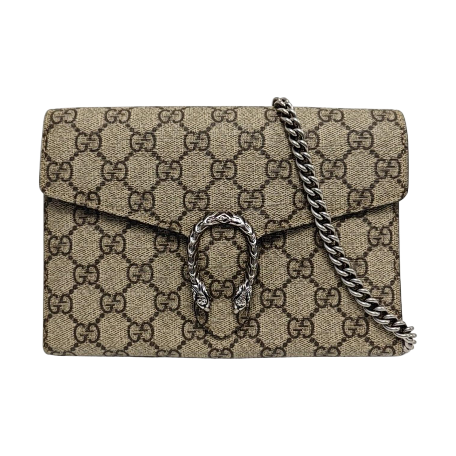 Authenticated pre-owned  Dionysus Monogram Coated Canvas Beige - Shoulder Bag at Looply
