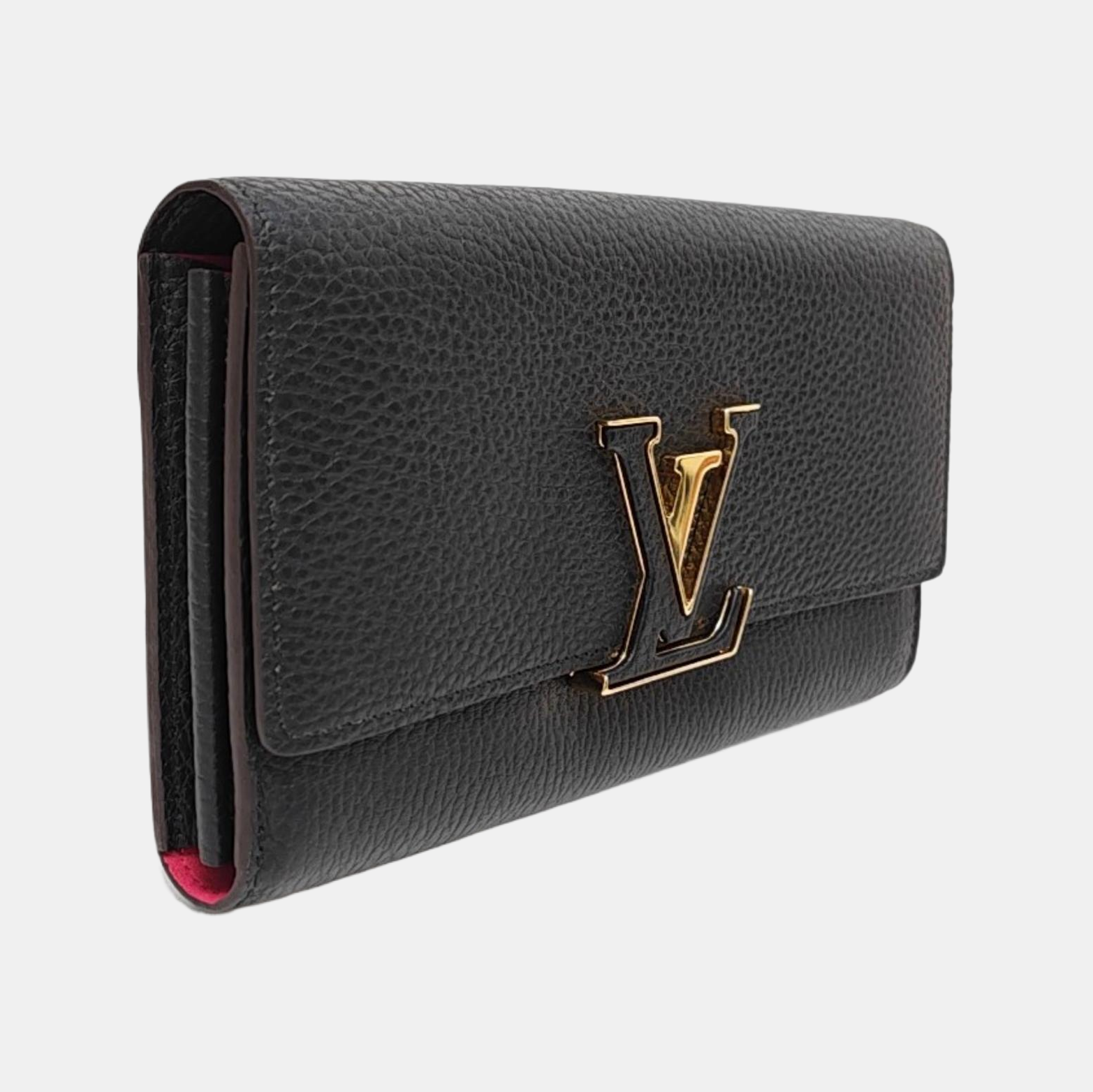 Authenticated pre-owned  Capucines Monogram Calfskin Black Wallet - Wallet at Looply