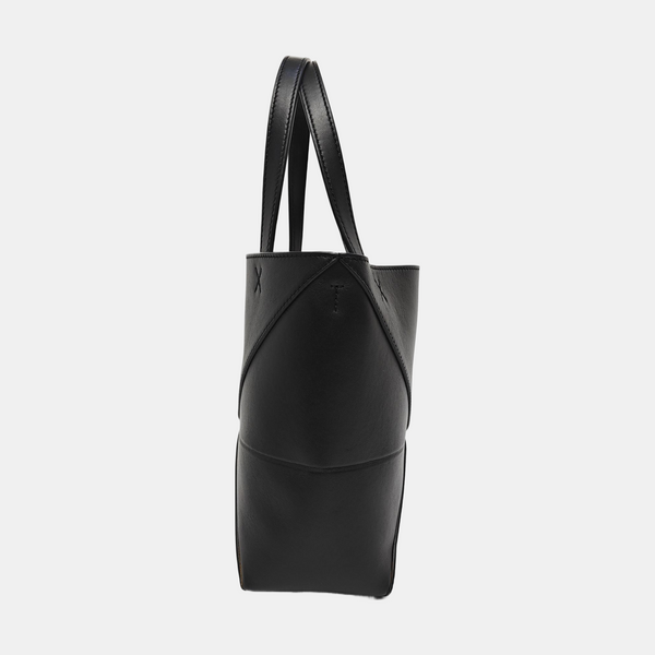 Authenticated pre-owned  Puzzle Fold Mini Calfskin Black - Shoulder Bag at Looply