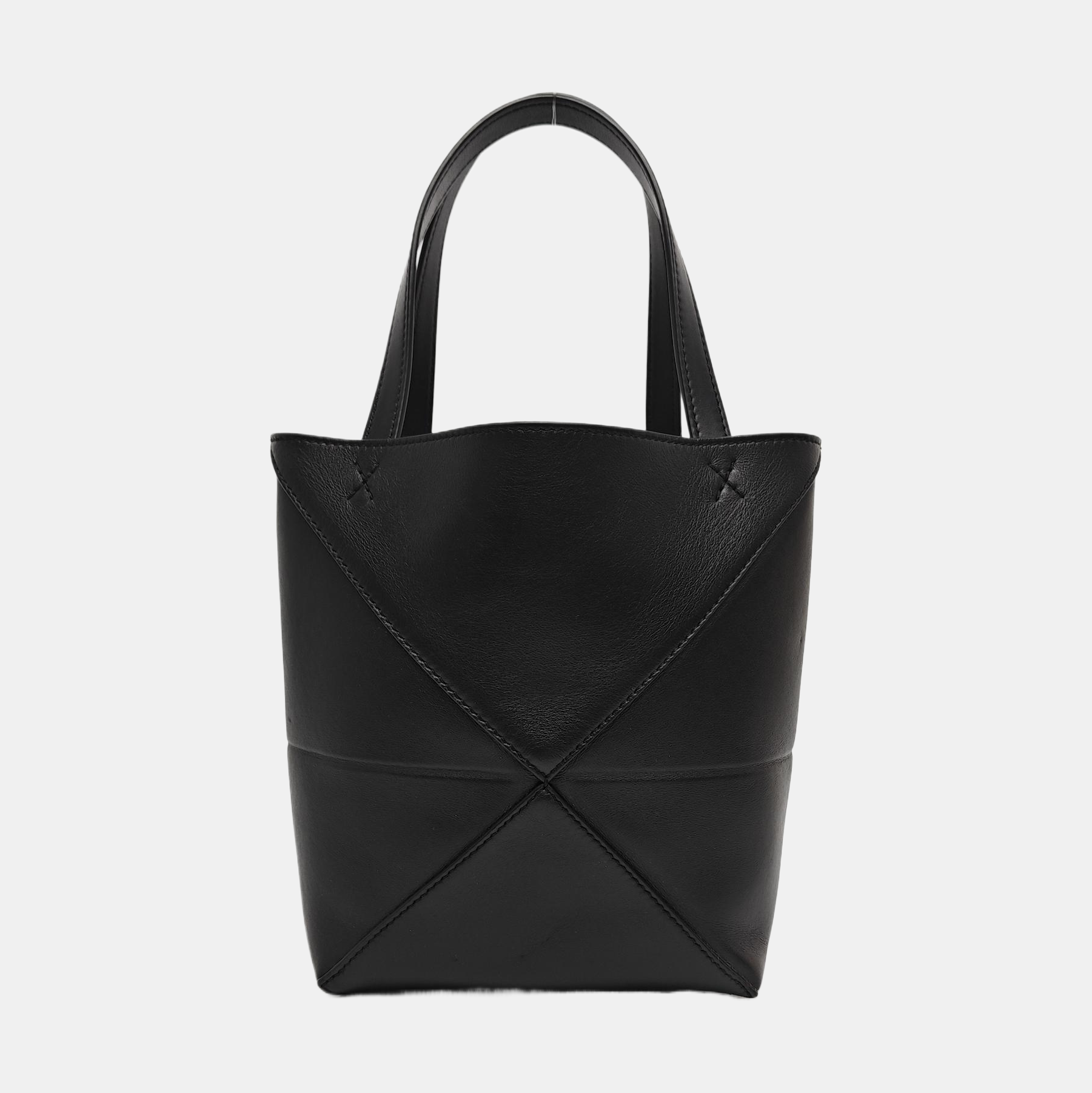 Authenticated pre-owned  Puzzle Fold Mini Calfskin Black - Shoulder Bag at Looply