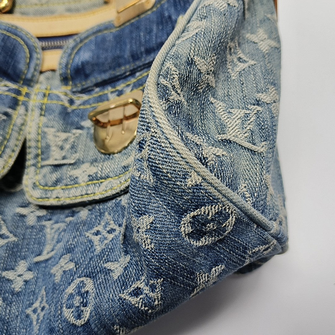 NEO SPEEDY Monogram Denim Blue