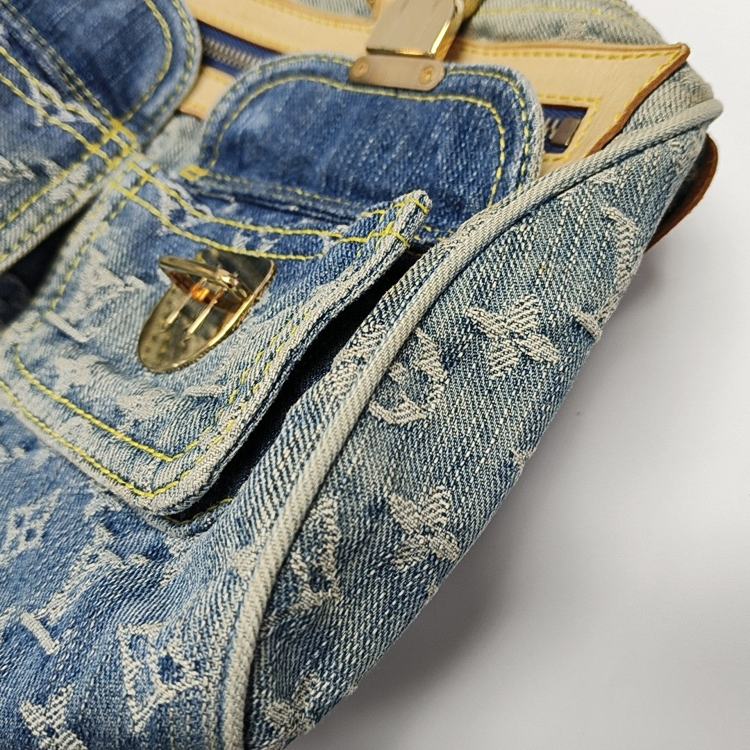 NEO SPEEDY Monogram Denim Blue