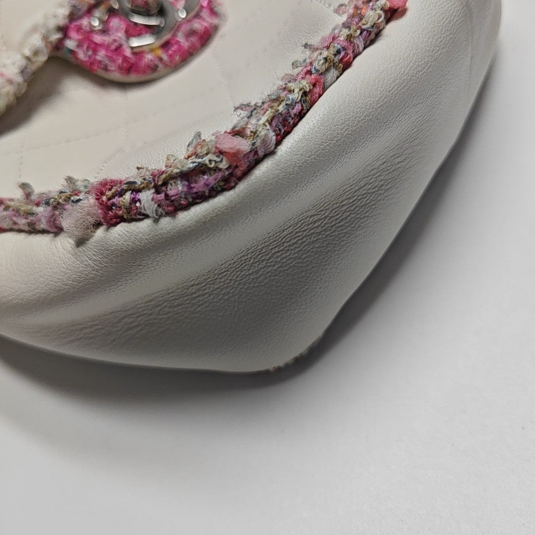 Quilted Lambskin White
