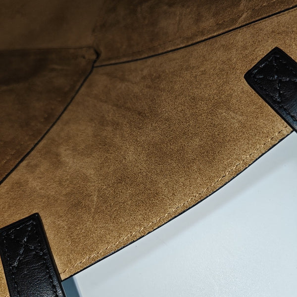 Authenticated pre-owned  Puzzle Fold Mini Calfskin Black - Shoulder Bag at Looply