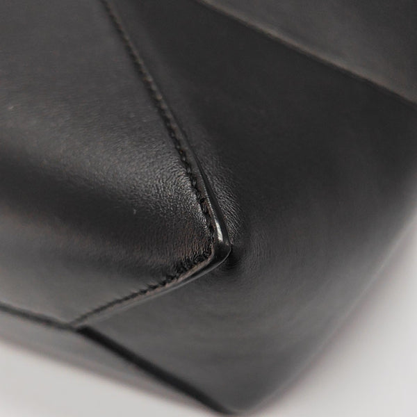 Authenticated pre-owned  Puzzle Fold Mini Calfskin Black - Shoulder Bag at Looply