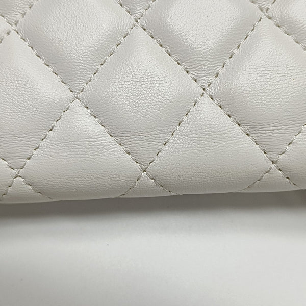 Quilted Lambskin White