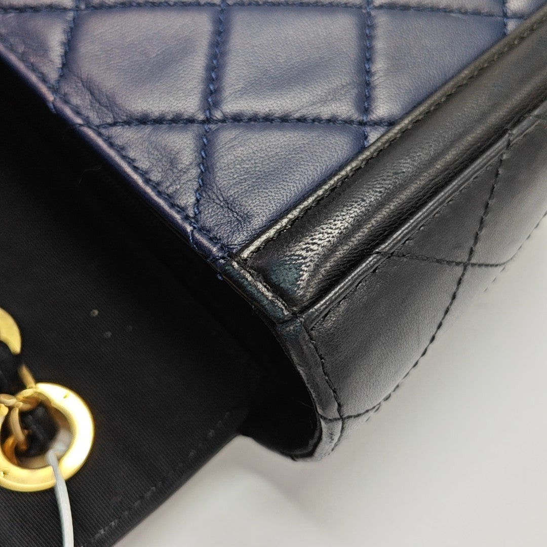 Quilted Lambskin Blue