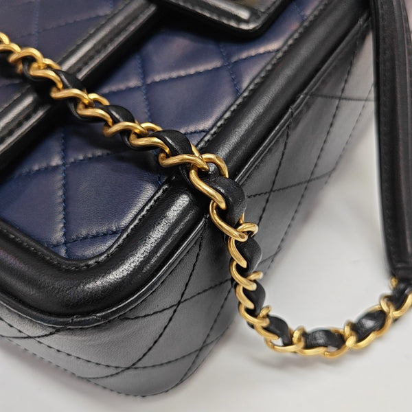 Quilted Lambskin Blue