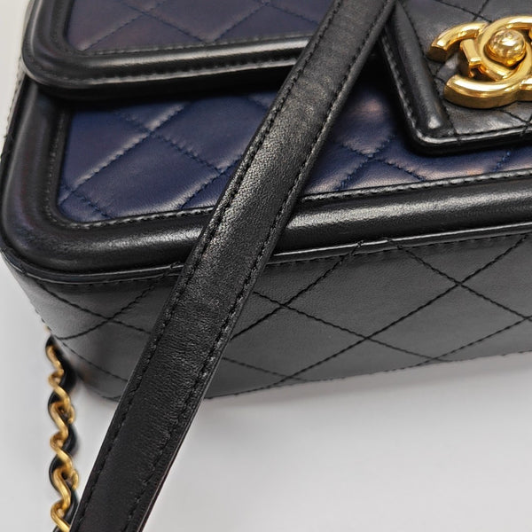 Quilted Lambskin Blue