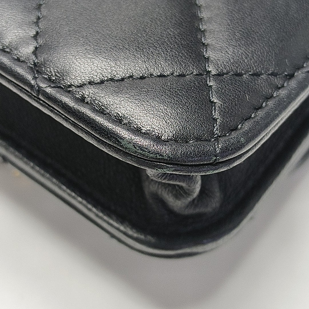 Quilted Lambskin Black