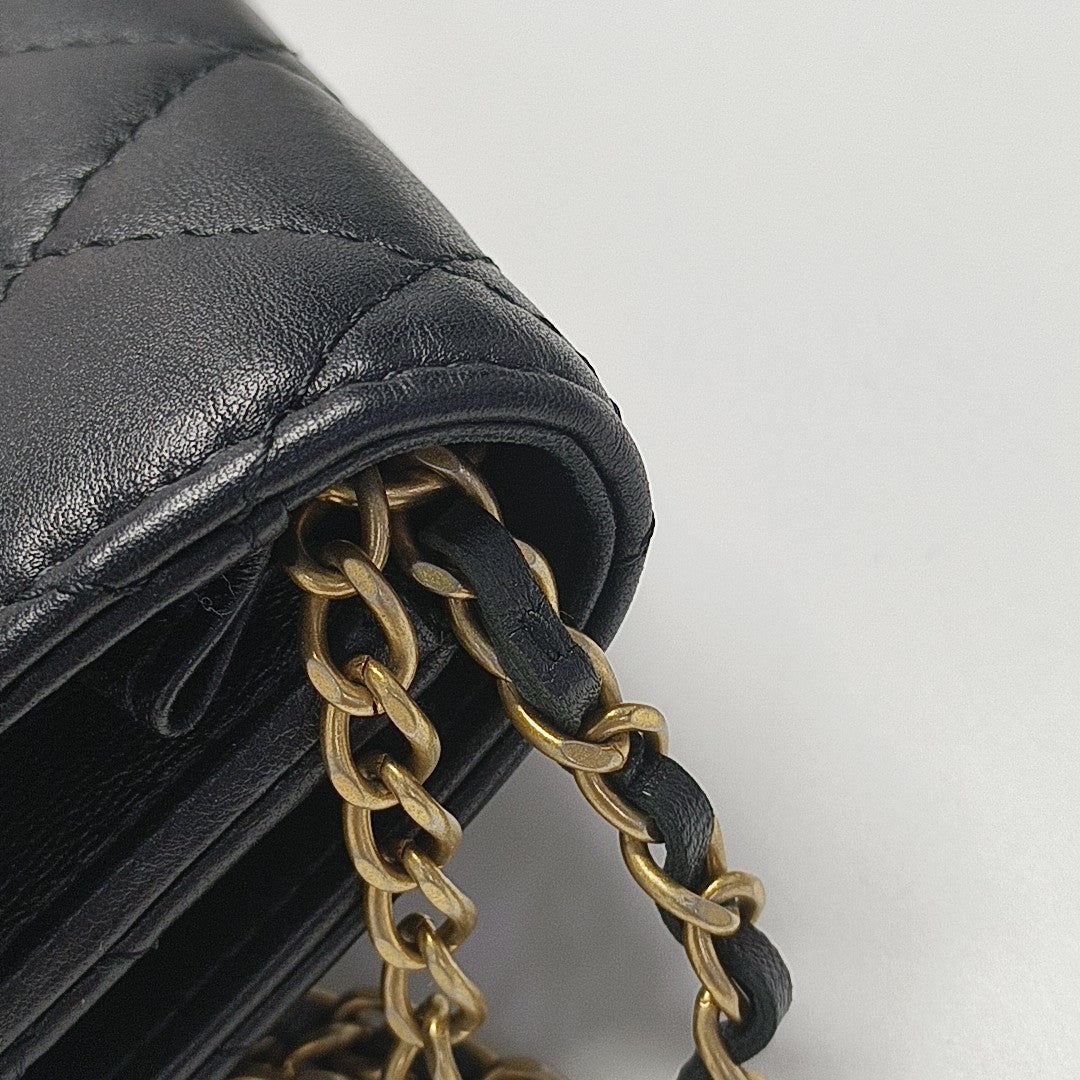 Quilted Lambskin Black