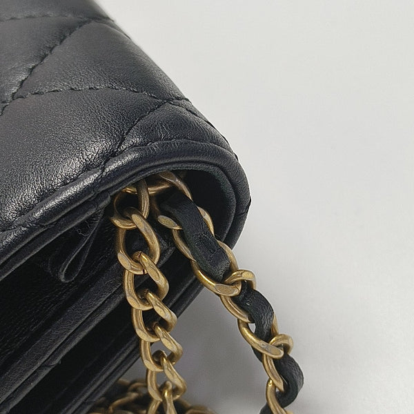 Quilted Lambskin Black