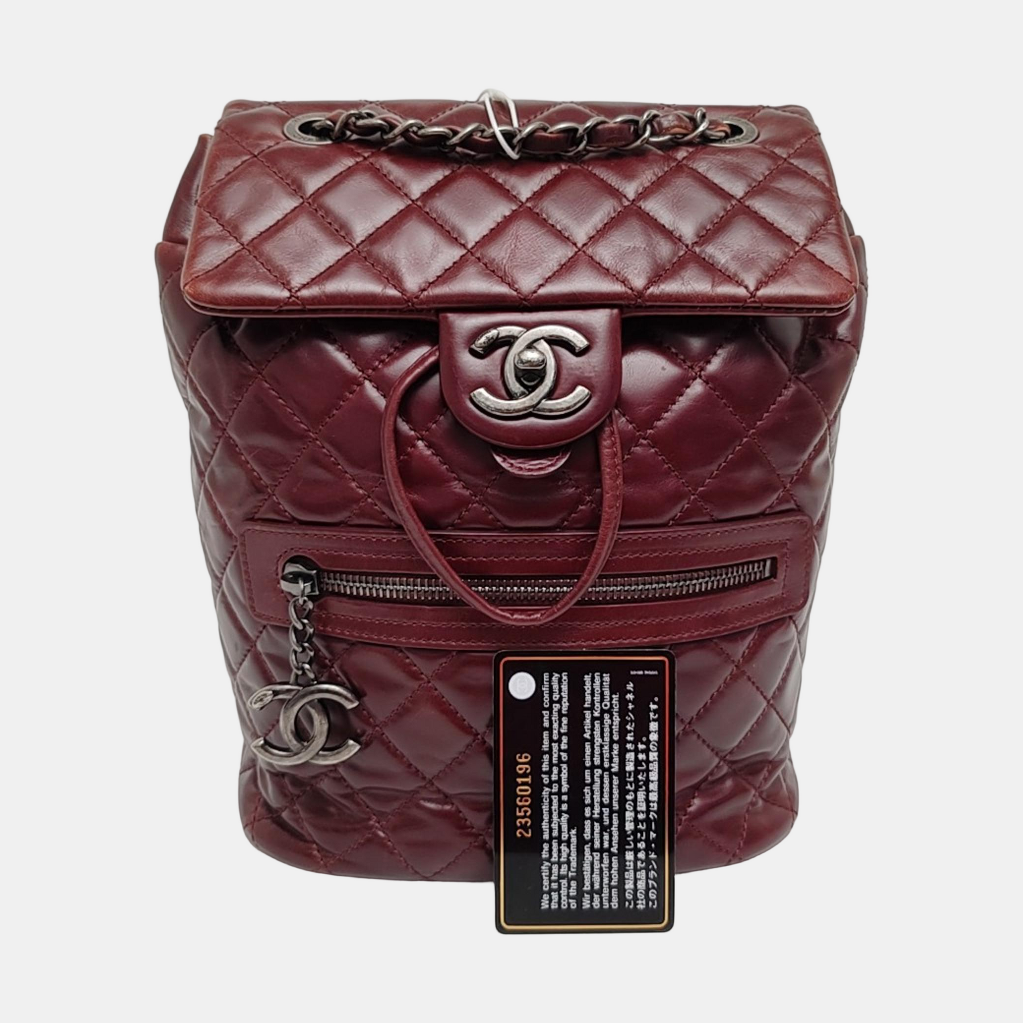Quilted Calfskin Red