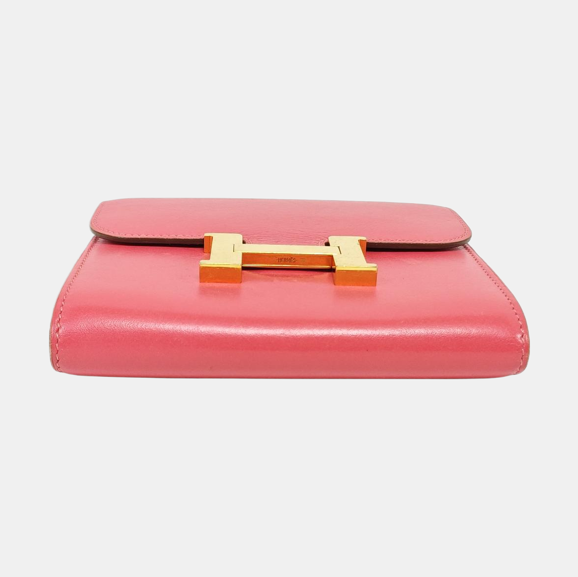 Authenticated pre-owned  Constance Box Calf Pink Wallet - Wallet at Looply
