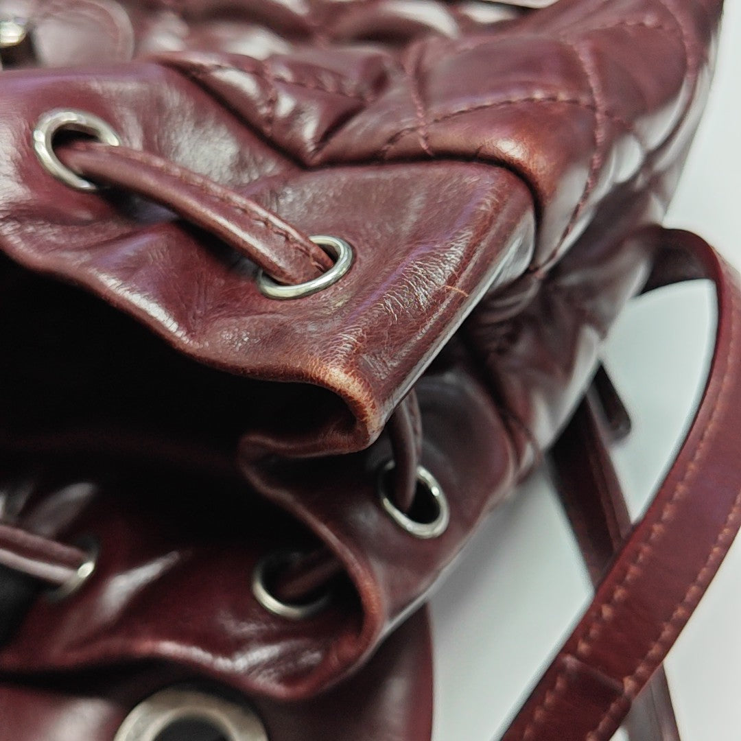 Quilted Calfskin Red