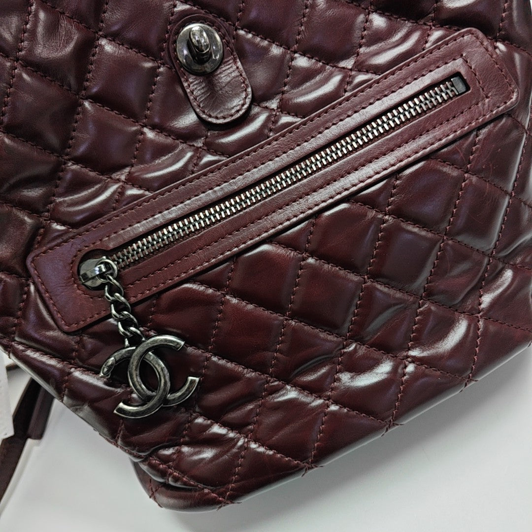 Quilted Calfskin Red