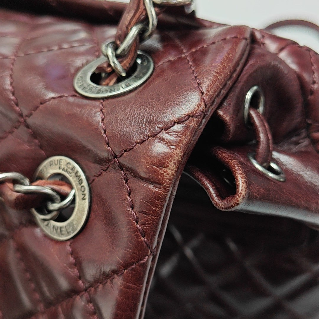Quilted Calfskin Red