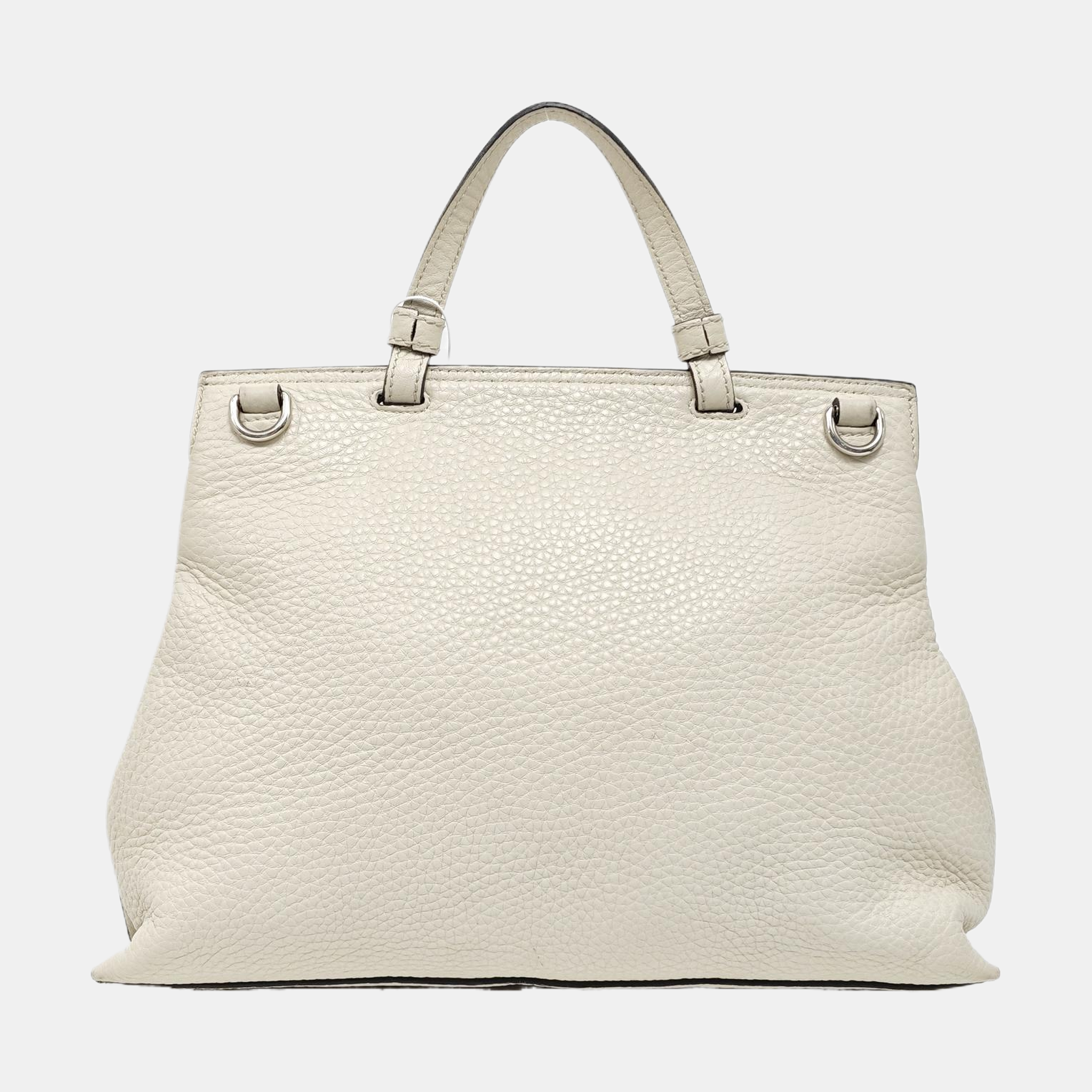 Authenticated pre-owned  Bamboo 1947 Calfskin White - Shoulder Bag at Looply