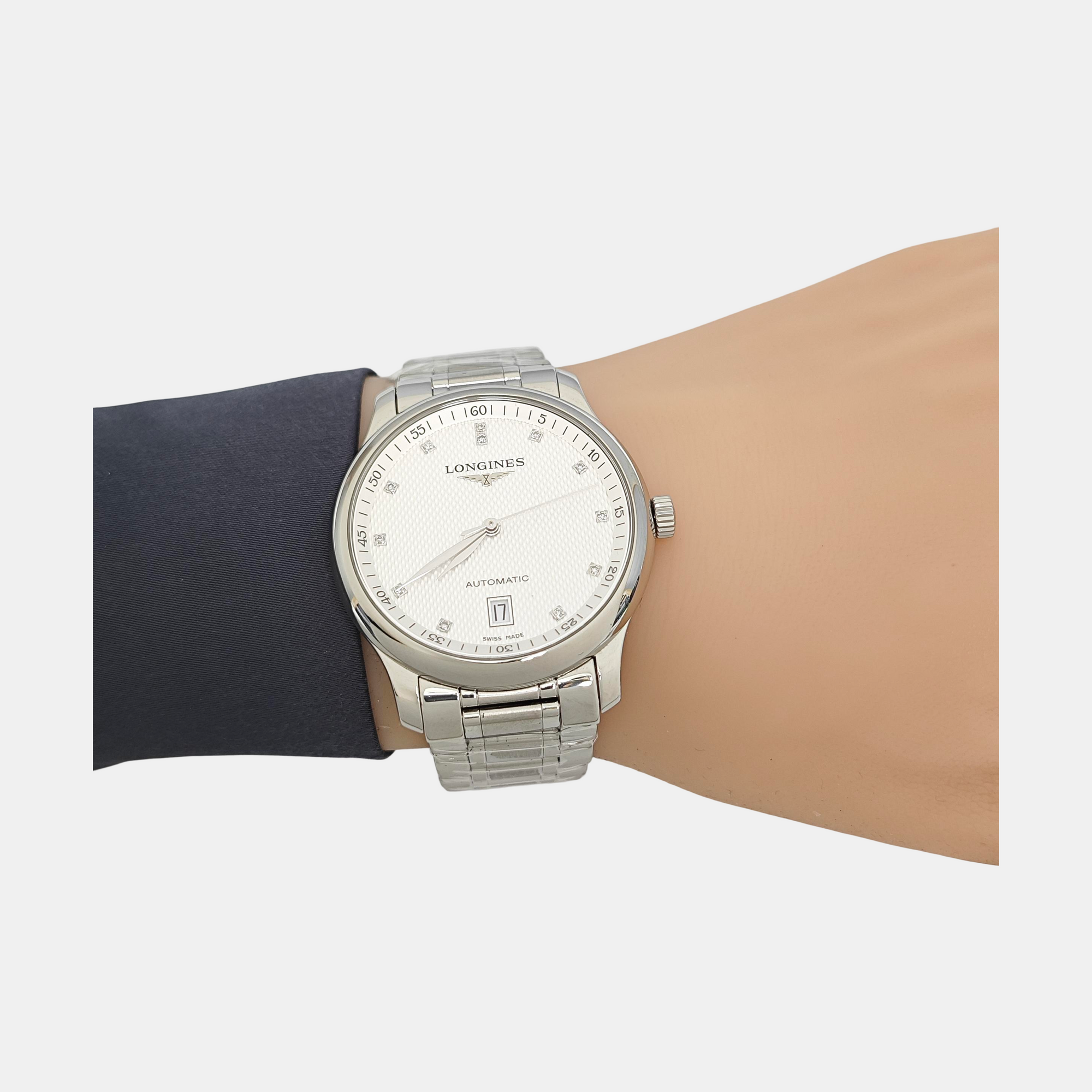 Master Control 38.5mm Silver Automatic Watch