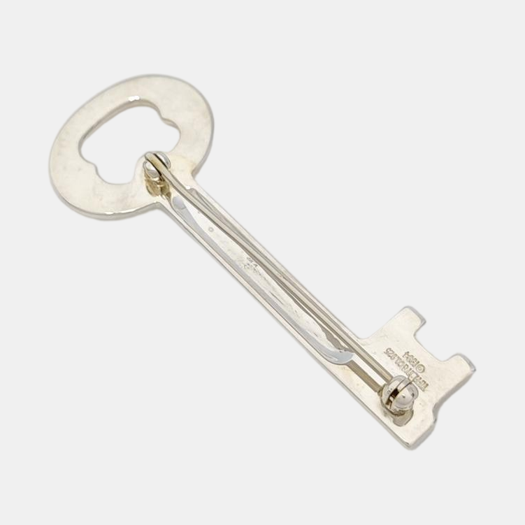 Authenticated pre-owned  TIFFANY Keys 925 Sterling Silver Brooch - Brooch at Looply
