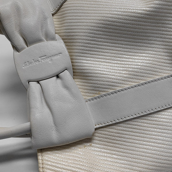 Vara Quilted Special Material White