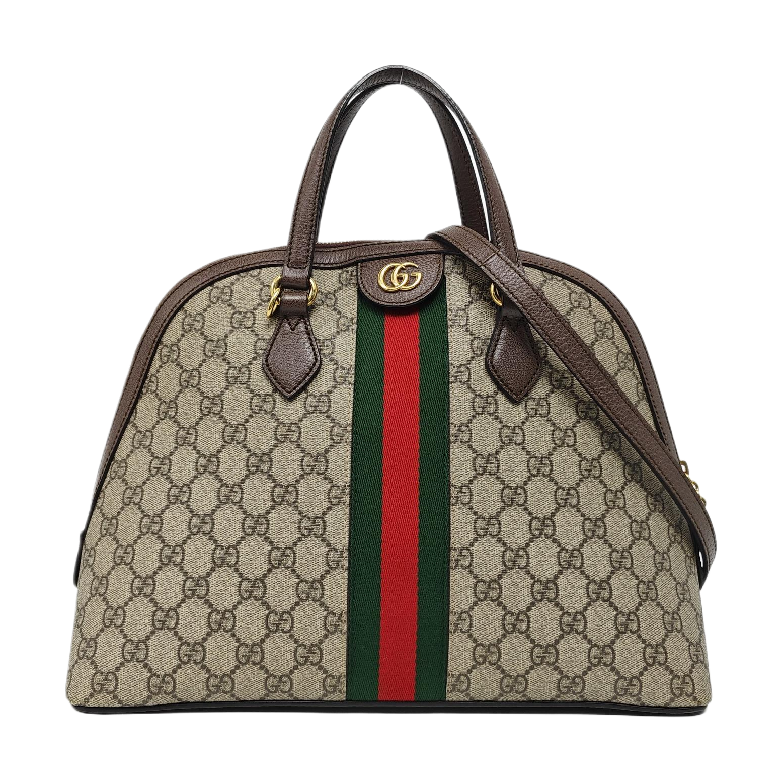 Authenticated pre-owned  Ophidia Small Monogram Coated Canvas Beige - Shoulder Bag at Looply