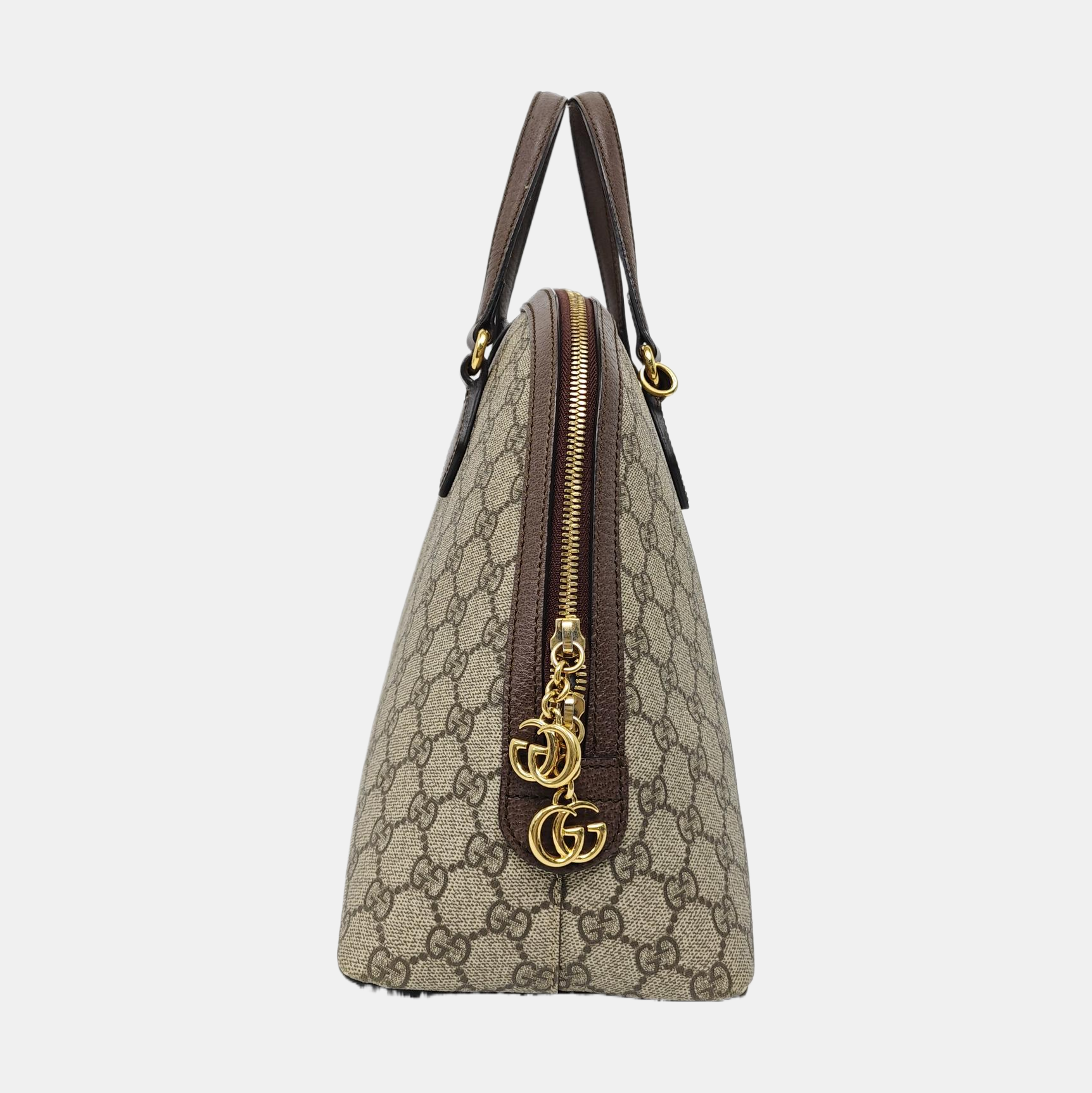 Authenticated pre-owned  Ophidia Small Monogram Coated Canvas Beige - Shoulder Bag at Looply