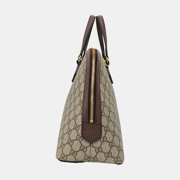 Authenticated pre-owned  Ophidia Small Monogram Coated Canvas Beige - Shoulder Bag at Looply