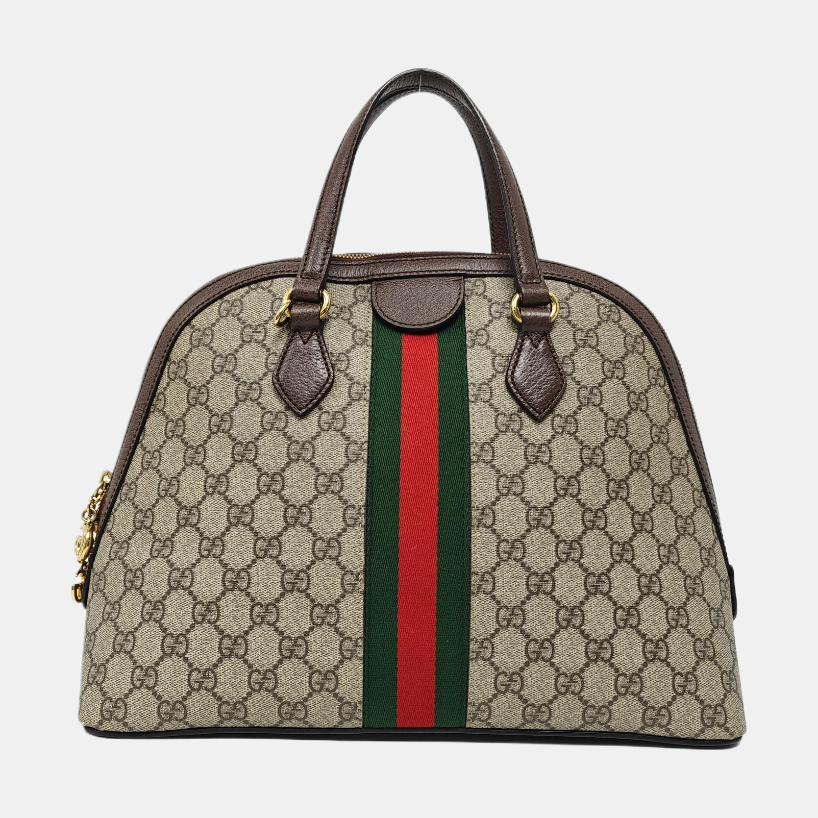 Authenticated pre-owned  Ophidia Small Monogram Coated Canvas Beige - Shoulder Bag at Looply