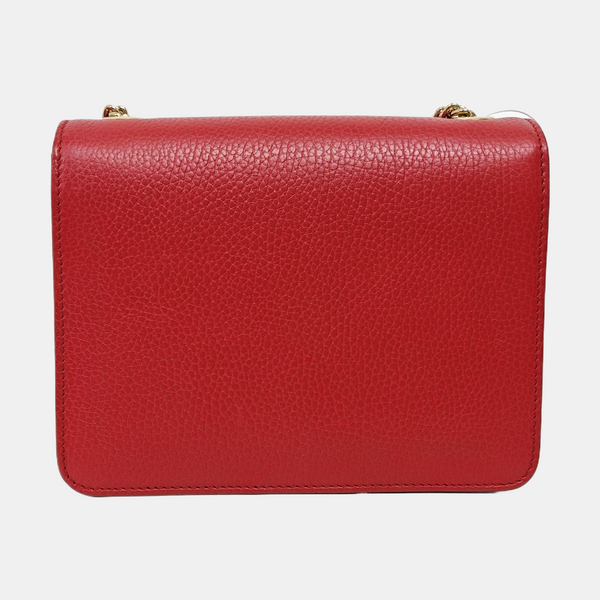Authenticated pre-owned  Interlocking G Small Calfskin Red - Crossbody Bag at Looply