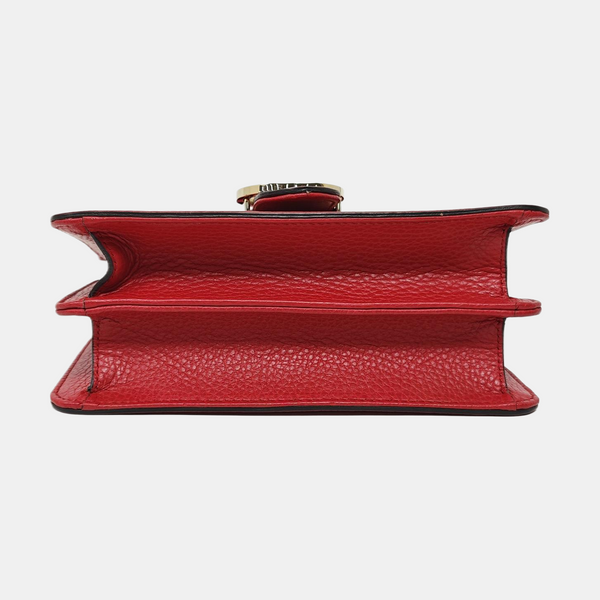 Authenticated pre-owned  Interlocking G Small Calfskin Red - Crossbody Bag at Looply