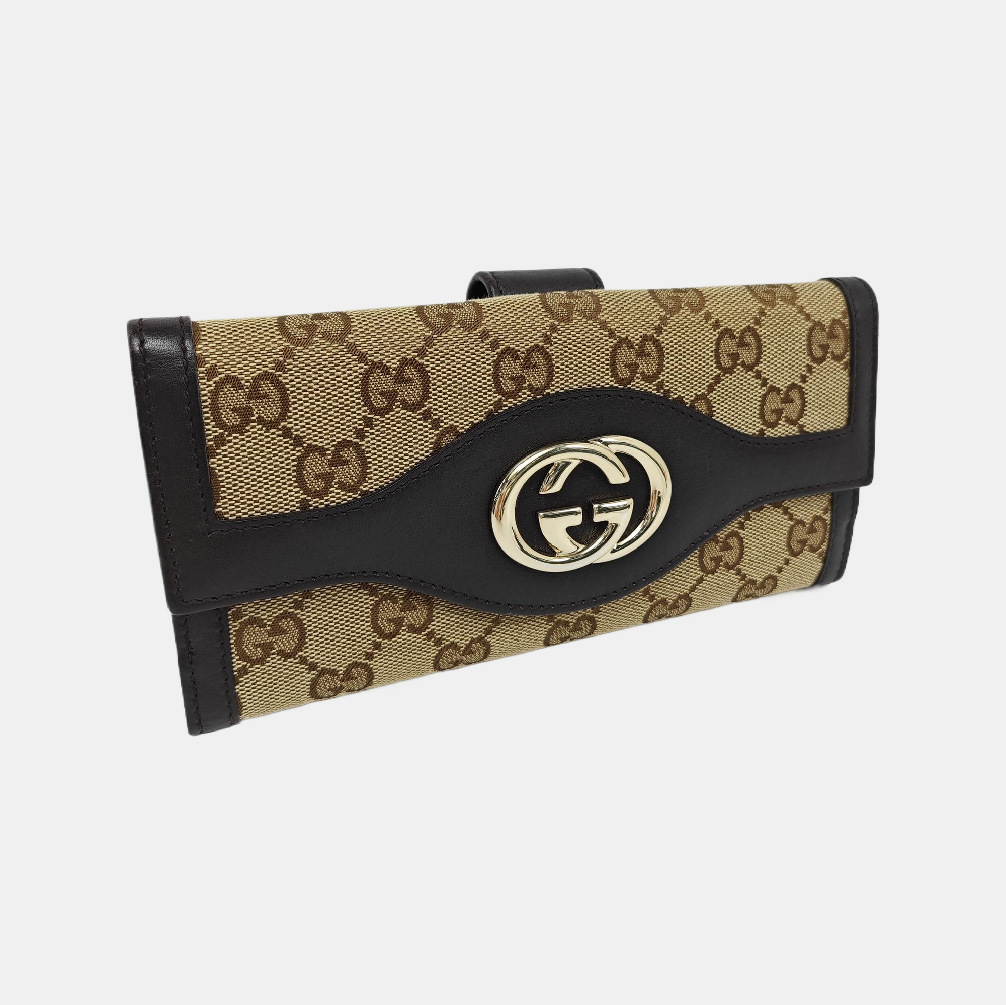 Authenticated pre-owned  Sukey Monogram Canvas Beige Wallet - Wallet at Looply