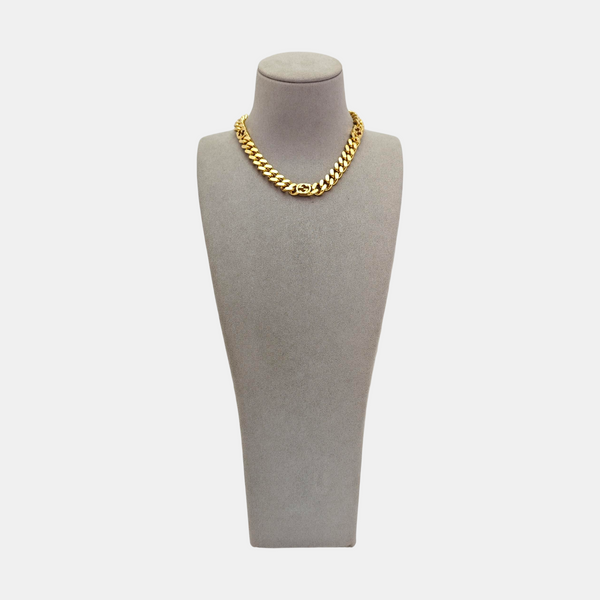 Authenticated pre-owned  Interlocking G Gold-Tone Metal Necklace - Necklace at Looply