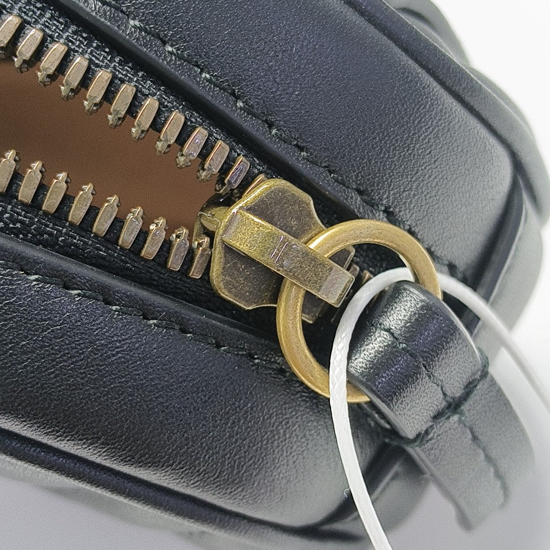 Authenticated pre-owned  GG Marmont Calfskin Black - Belt Bag at Looply