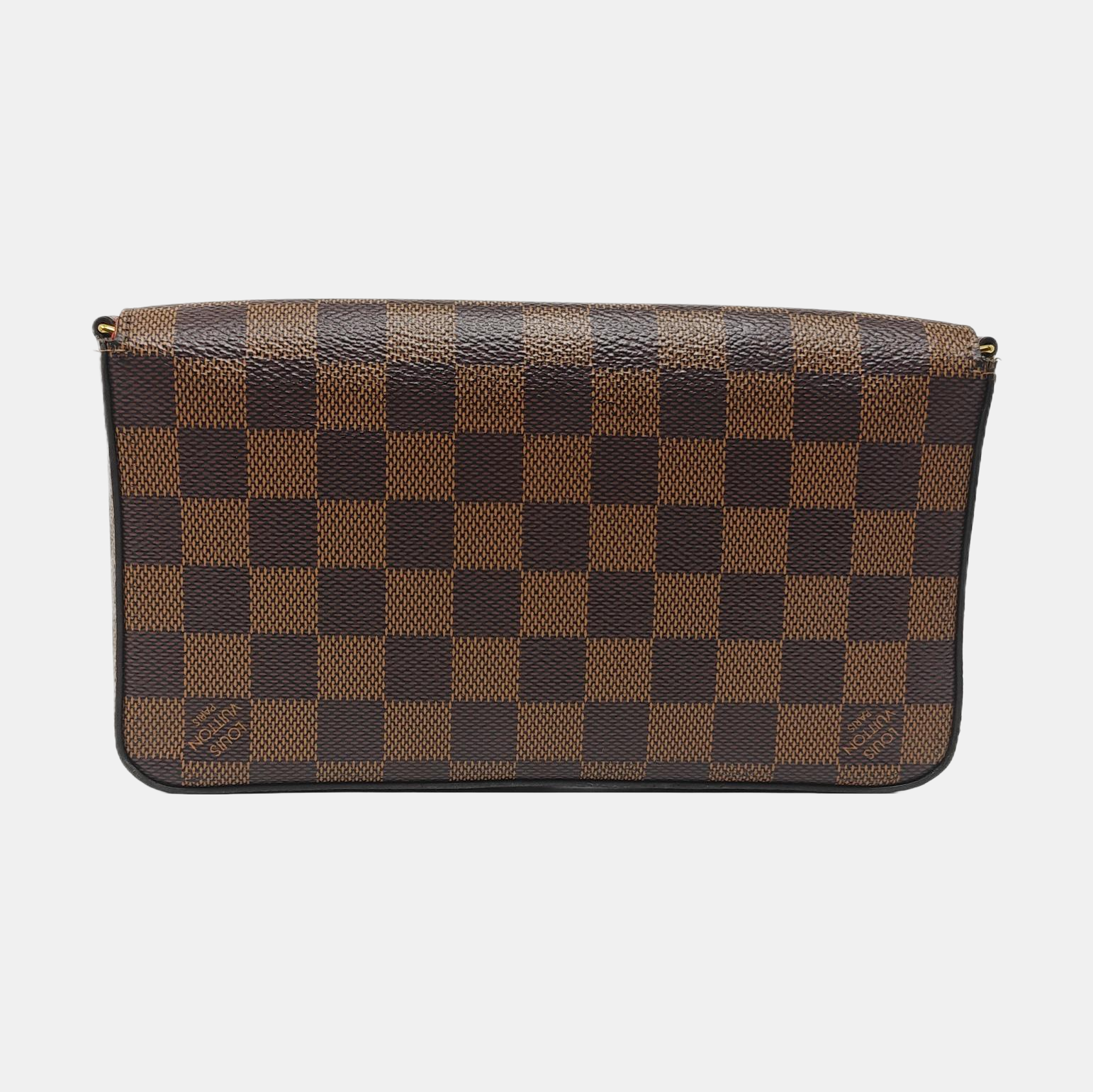 Authenticated pre-owned  Félicie Damier Ebene Coated Canvas Brown - Shoulder Bag at Looply