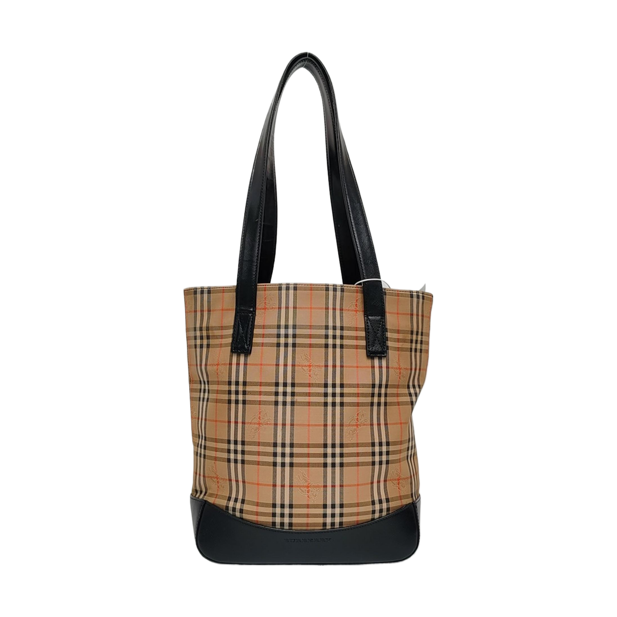 Authenticated pre-owned  Haymarket Fabric Brown - Shoulder Bag at Looply