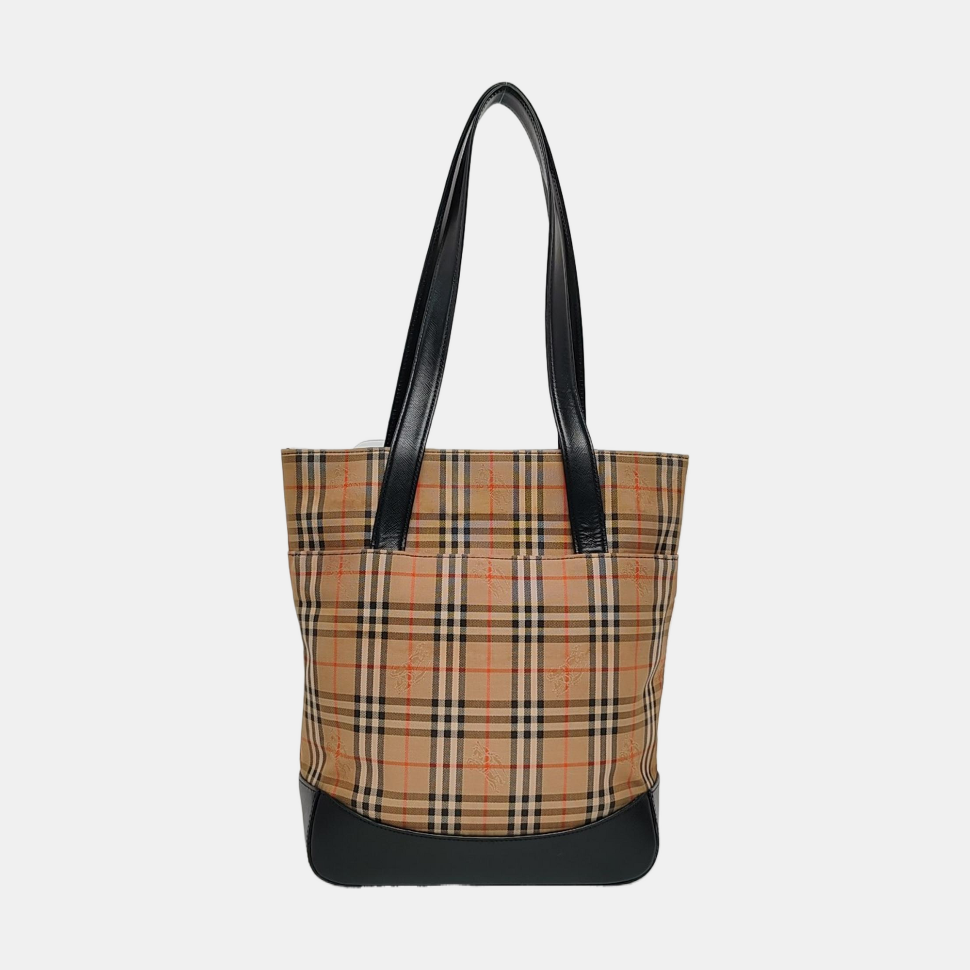 Authenticated pre-owned  Haymarket Fabric Brown - Shoulder Bag at Looply