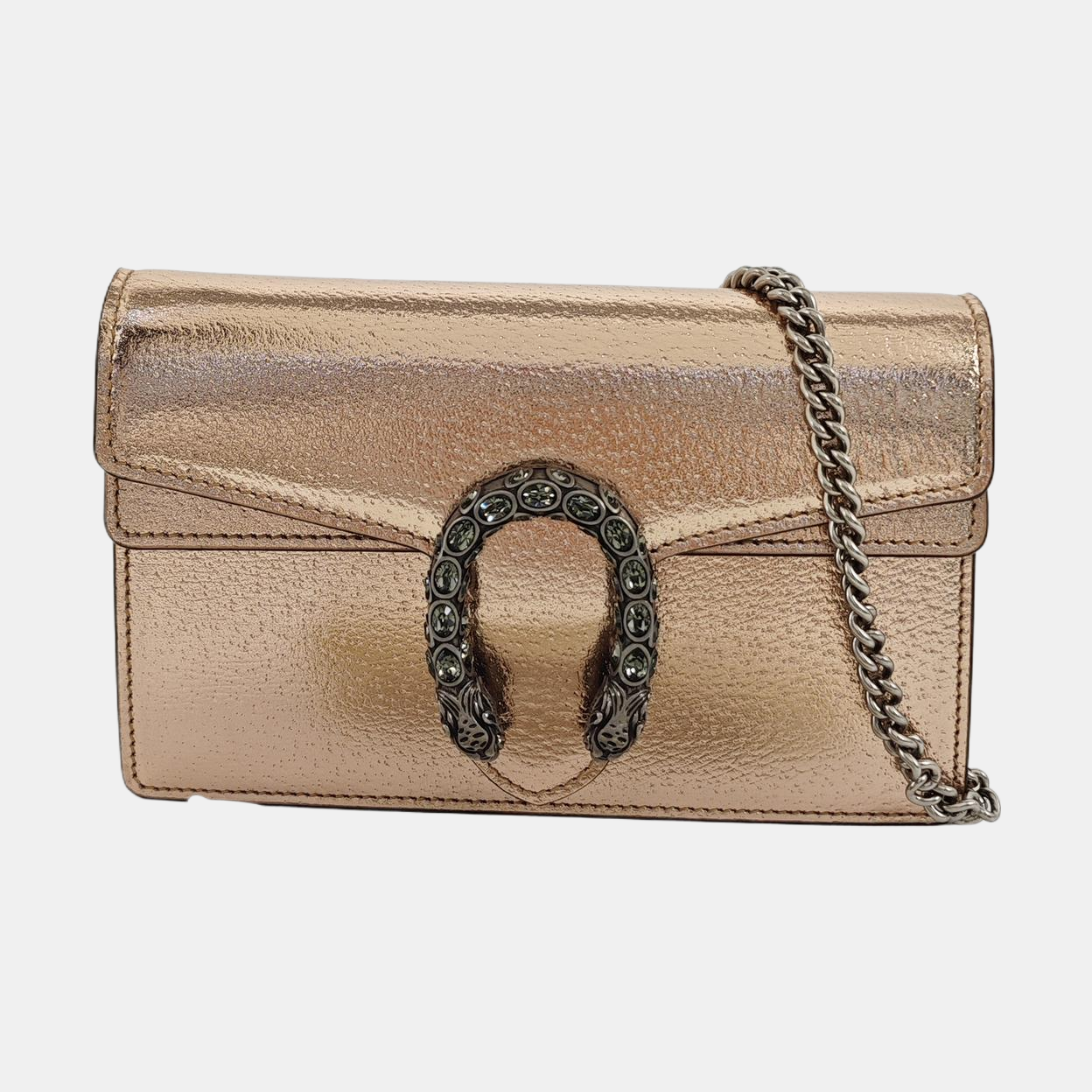 Authenticated pre-owned  Dionysus Super Mini Calfskin Rose Gold - Shoulder Bag at Looply