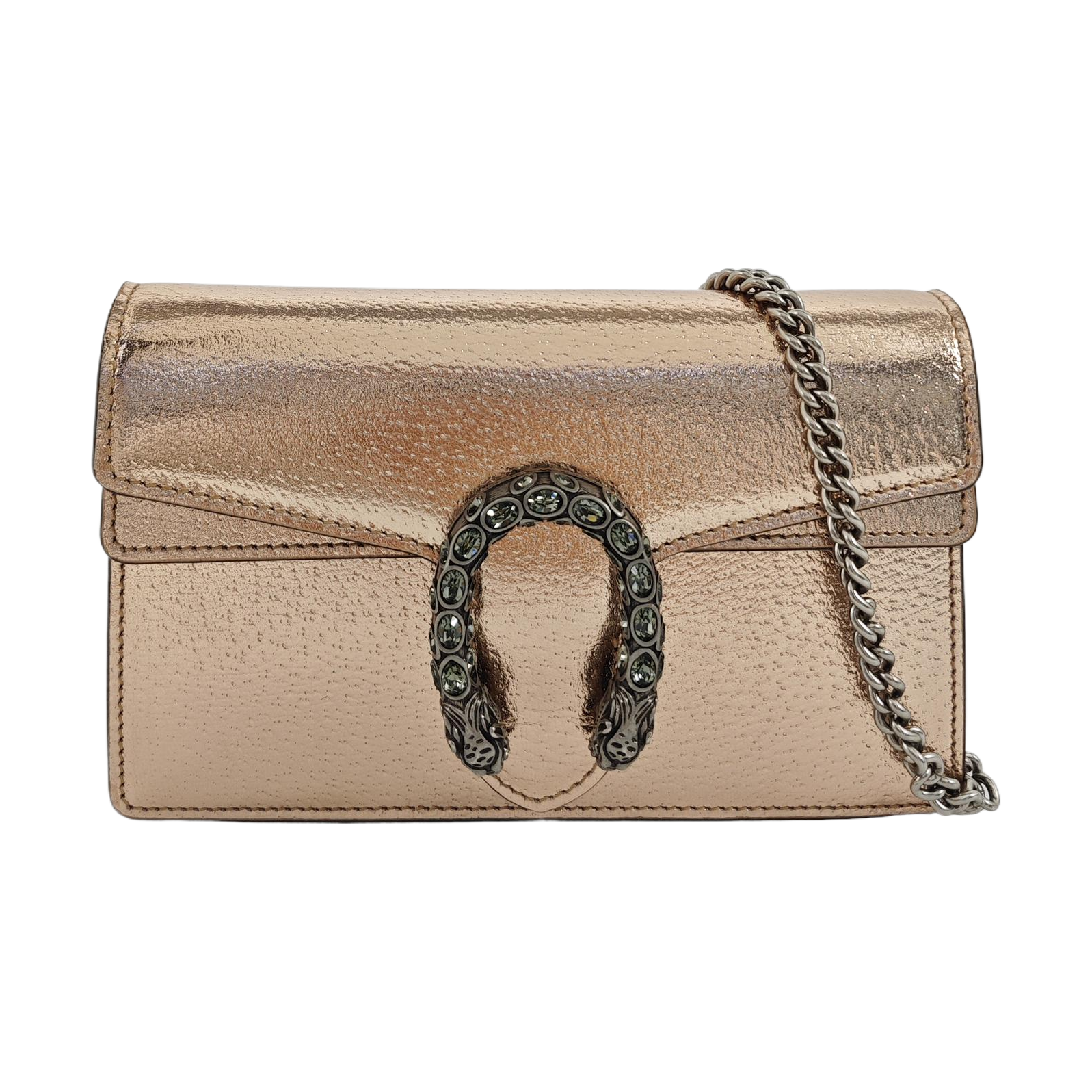 Authenticated pre-owned  Dionysus Super Mini Calfskin Rose Gold - Shoulder Bag at Looply