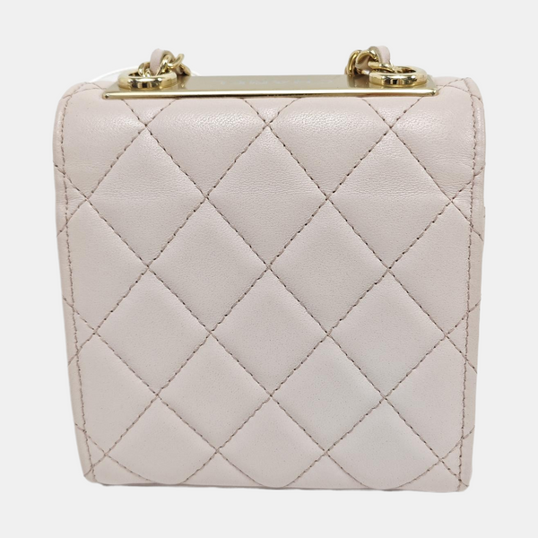 Authenticated pre-owned  Trendy CC Quilted Lambskin Purple - Shoulder Bag at Looply