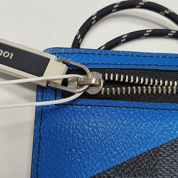 Damier Graphite Coated Canvas Shoulder Bag Gray