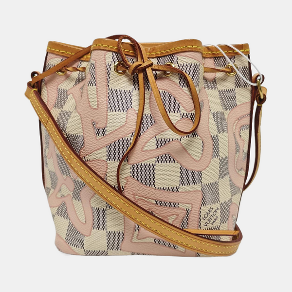 Authenticated pre-owned  Néonoé Nano Coated Canvas Beige - Crossbody Bag at Looply