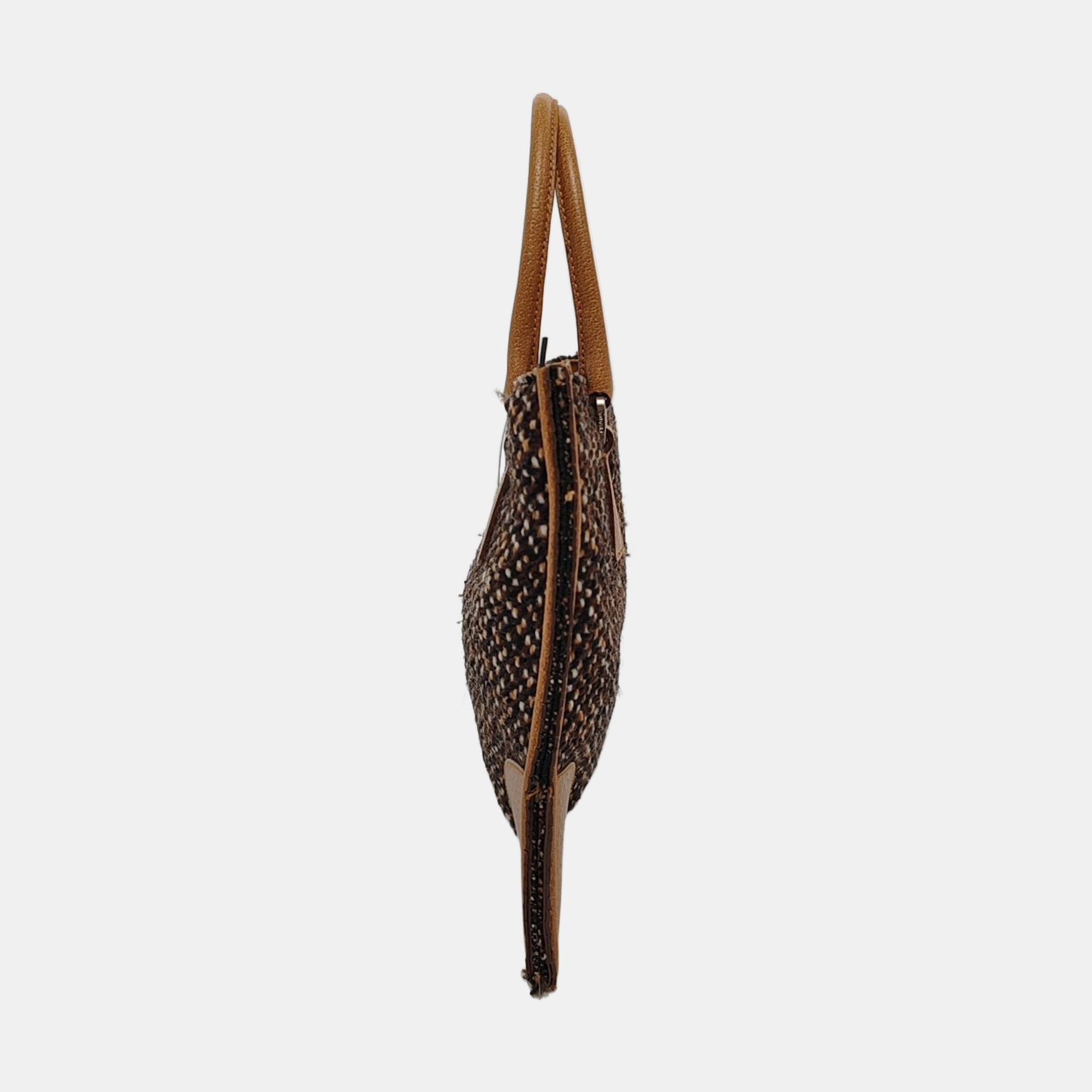 Fabric Tote Bag Brown