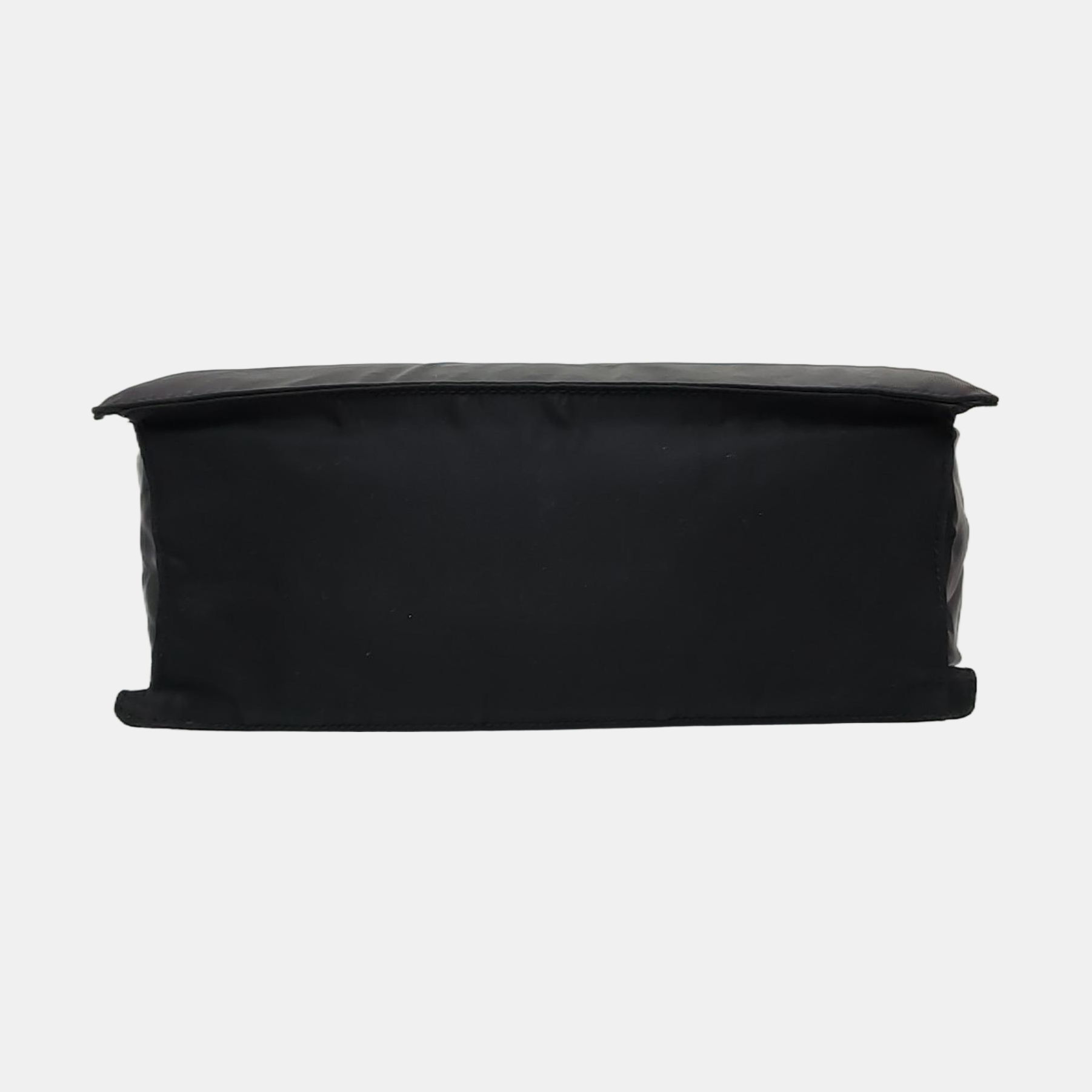 Nylon Top Handle Bag Black